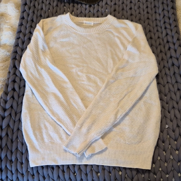 Navygrey Seed Stitch Crew